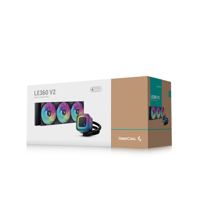 DeepCool LE360 V2 Processor All-in-one liquid cooler 12 cm Black 1 pc(s) Cooling