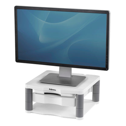 Fellowes Computer Monitor Stand with 3 Height Adjustments - Premium Monitor Riser Mount (91713)