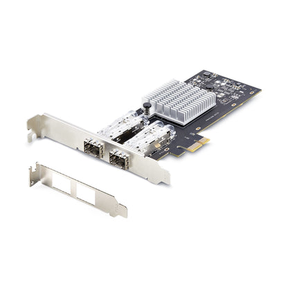 StarTech.com 2-Port GbE SFP Network Card, PCIe 2.0 x1, Intel I350-AM2 2x 1GbE Network Adapter