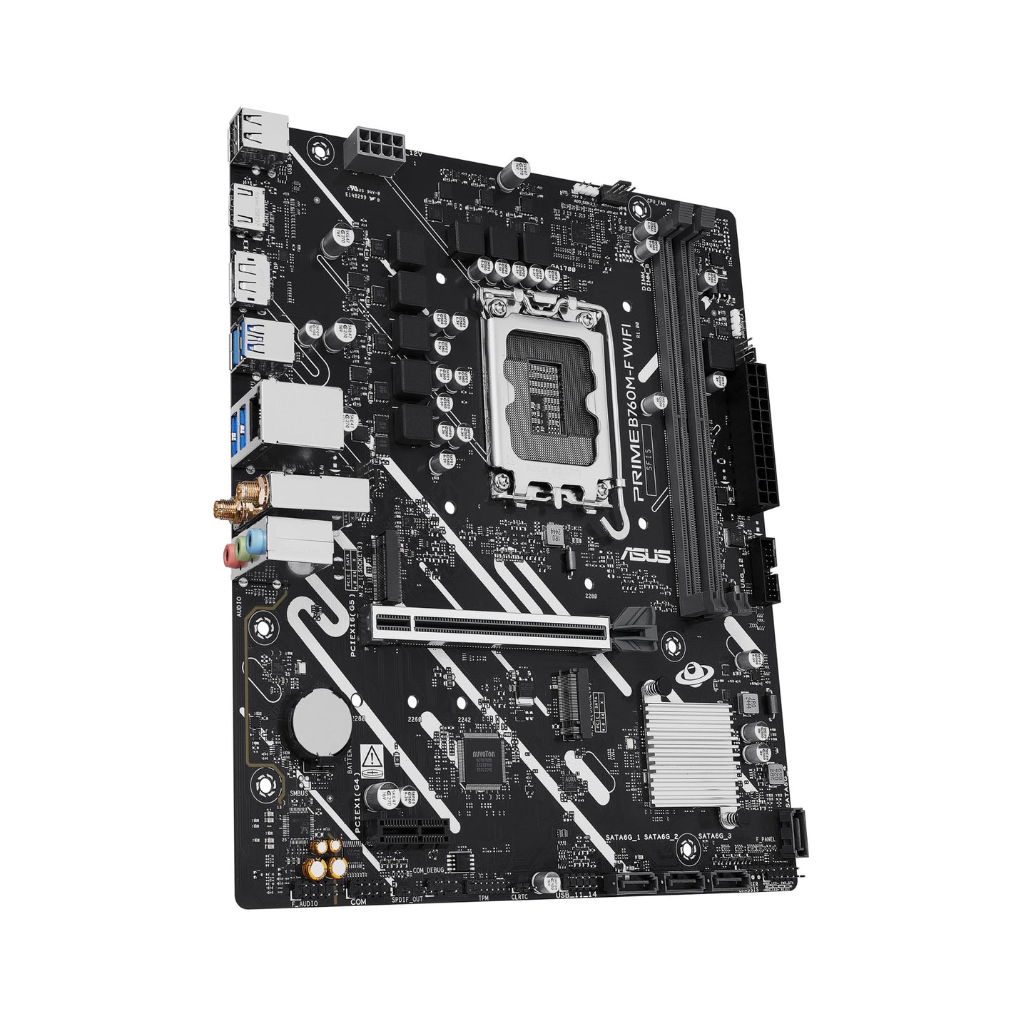 ASUS PRIME B760M-F WIFI Intel B760 LGA 1700 micro ATX Motherboard