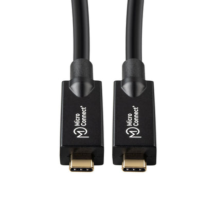 Microconnect USB3.2CC10OP USB cable USB 3.2 Gen 2 (3.1 Gen 2) 10 m USB C Black
