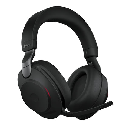 Jabra Evolve2 85 - Link380a UC Stereo Stand, Black Headset
