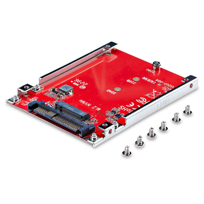 StarTech.com M.2 to U.3 Adapter for M.2 NVMe SSDs, PCIe M.2 Drive to 2.5inch U.3 Hub