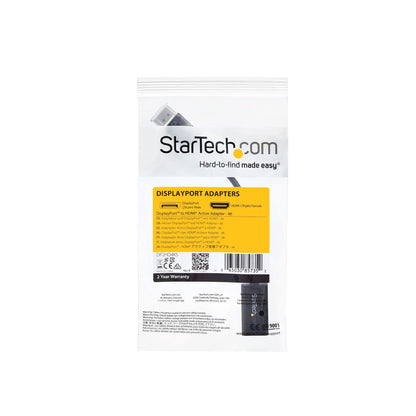 StarTech.com DisplayPort to HDMI Adapter - 4K 30Hz Active DisplayPort to HDMI Video Cable