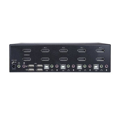 StarTech.com 4-Port Dual DisplayPort KVM Switch - 4K 60Hz - TAA