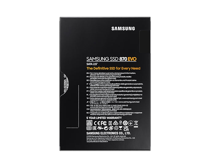 Samsung MZ-77E1T0BW 1TB 2.5" SATA SSD