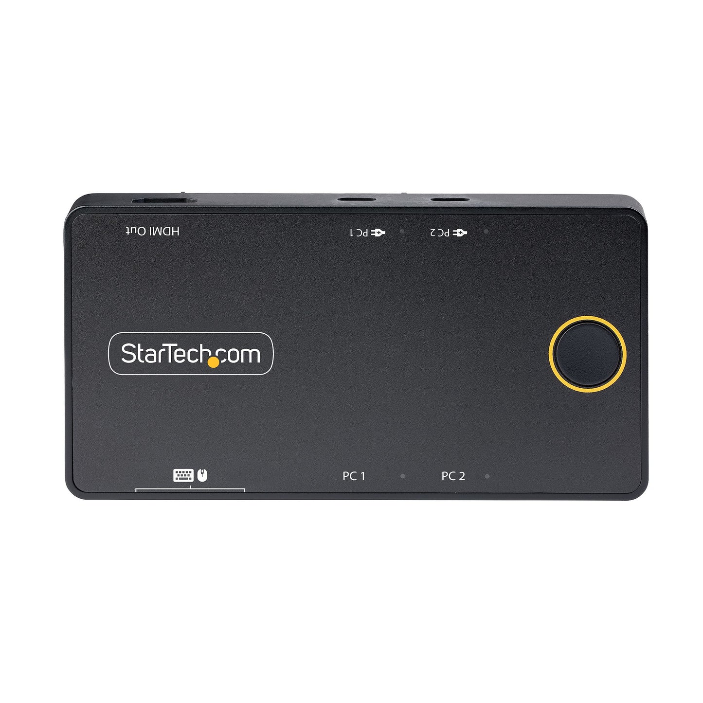 StarTech.com 2-Port USB-C KVM Switch, Single-4K 60Hz HDMI Monitor, Dual-100W Power