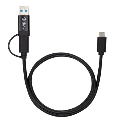 Microconnect USB3.1CCA1 USB cable USB 3.2 Gen 1 (3.1 Gen 1) 1 m USB C Black