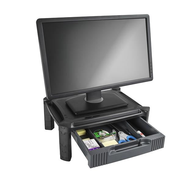 StarTech.com Monitor Riser - Drawer - Height Adjustable - For up to 32" (22lb/10kg) Mount