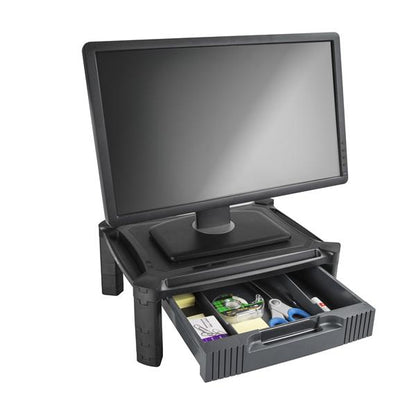 StarTech.com Monitor Riser - Drawer - Height Adjustable - For up to 32" (22lb/10kg) Mount