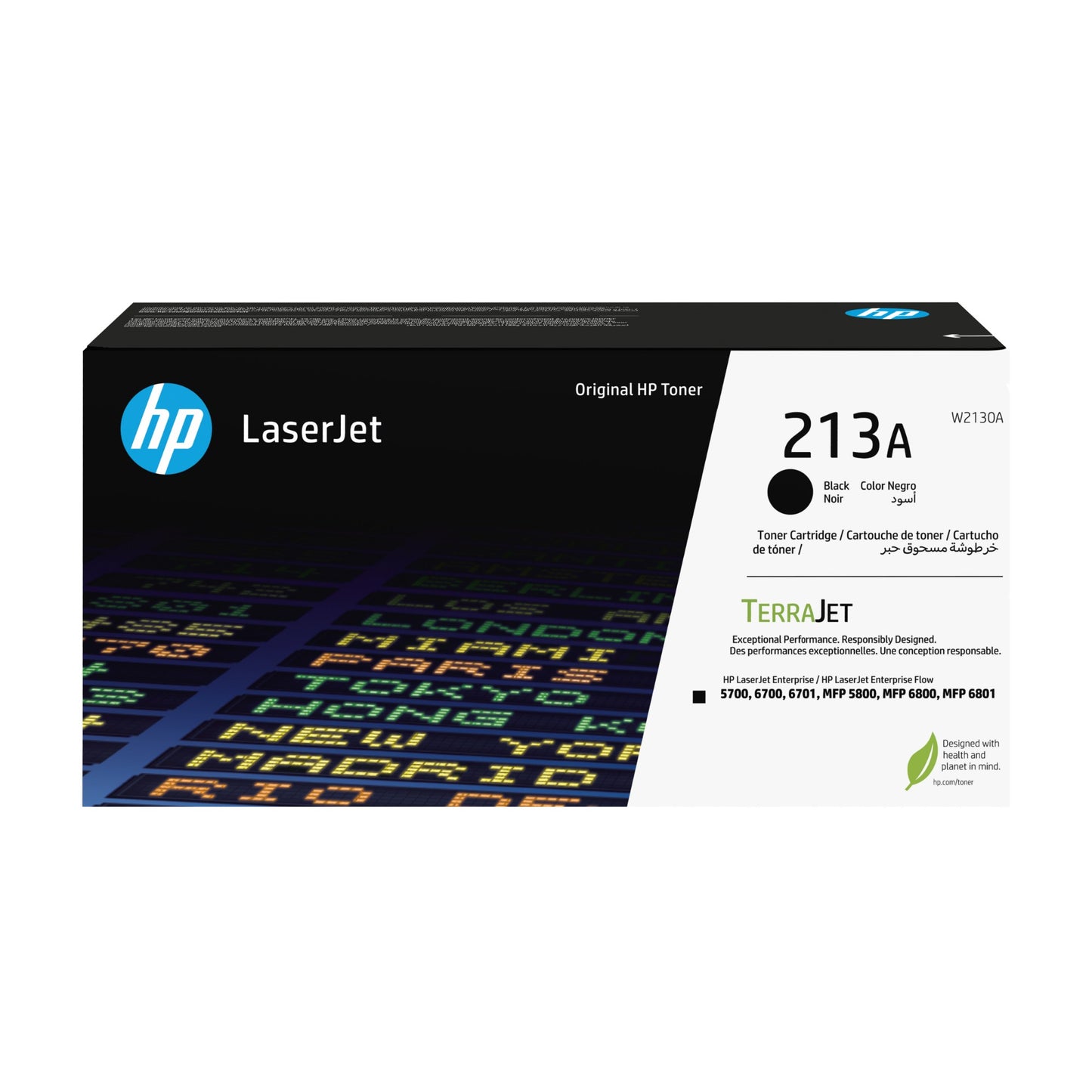 HP W2130A/213A Black Toner Cartridge (3.5K pages)