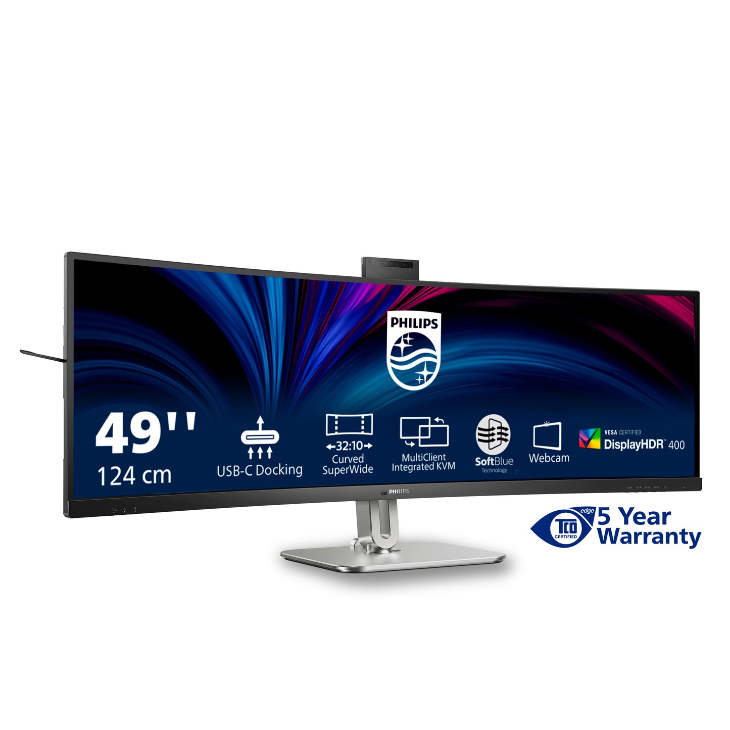 Philips 49B2U6900CH/00 48.8" DQHD VA Curved Monitor