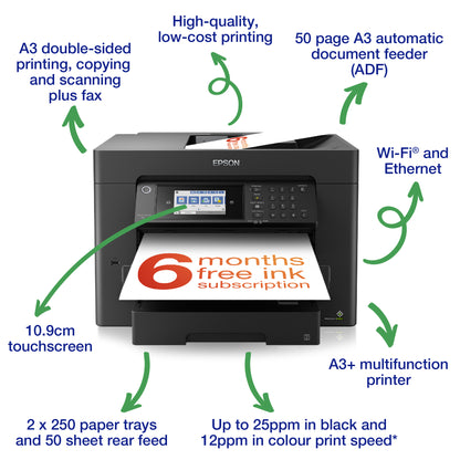 Epson WorkForce Pro WorkForce WF-7840DTWF Printer