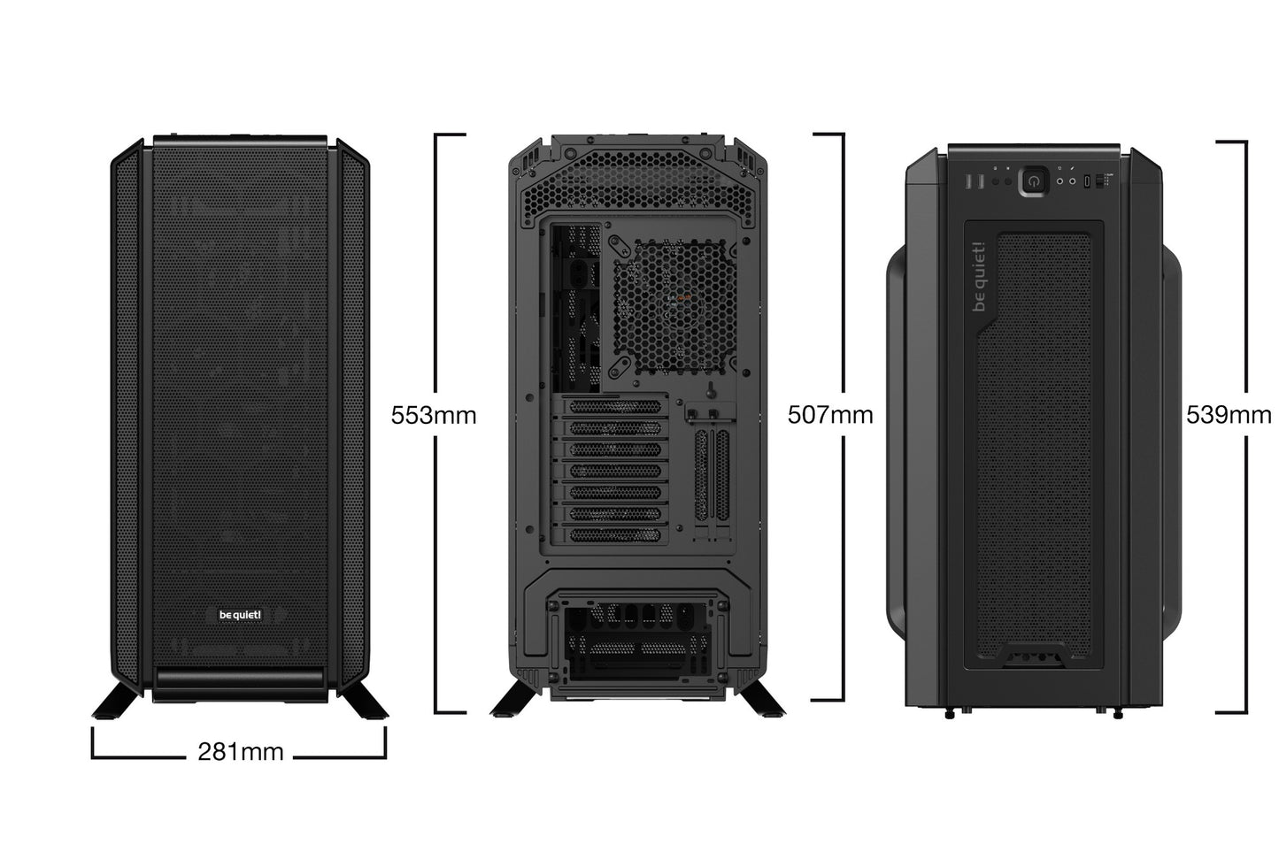 be quiet! Silent Base 802 Black Midi Tower PC Case