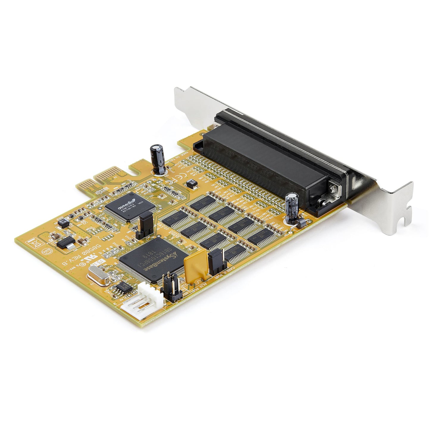 StarTech.com 8-Port PCI Express RS232 Serial Adapter Card, PCIe RS232 Serial Card Hub (X8S1050)