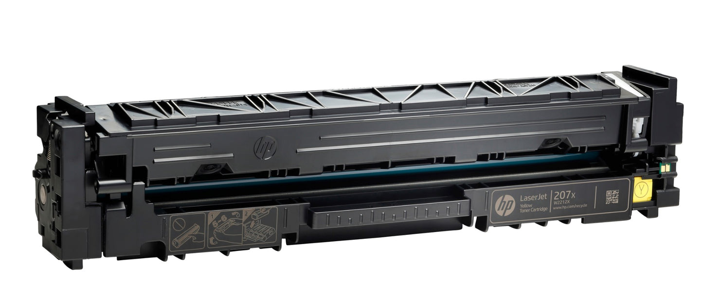 HP W2212X/207X Yellow Toner Cartridge (2.45K pages, HP M 283)