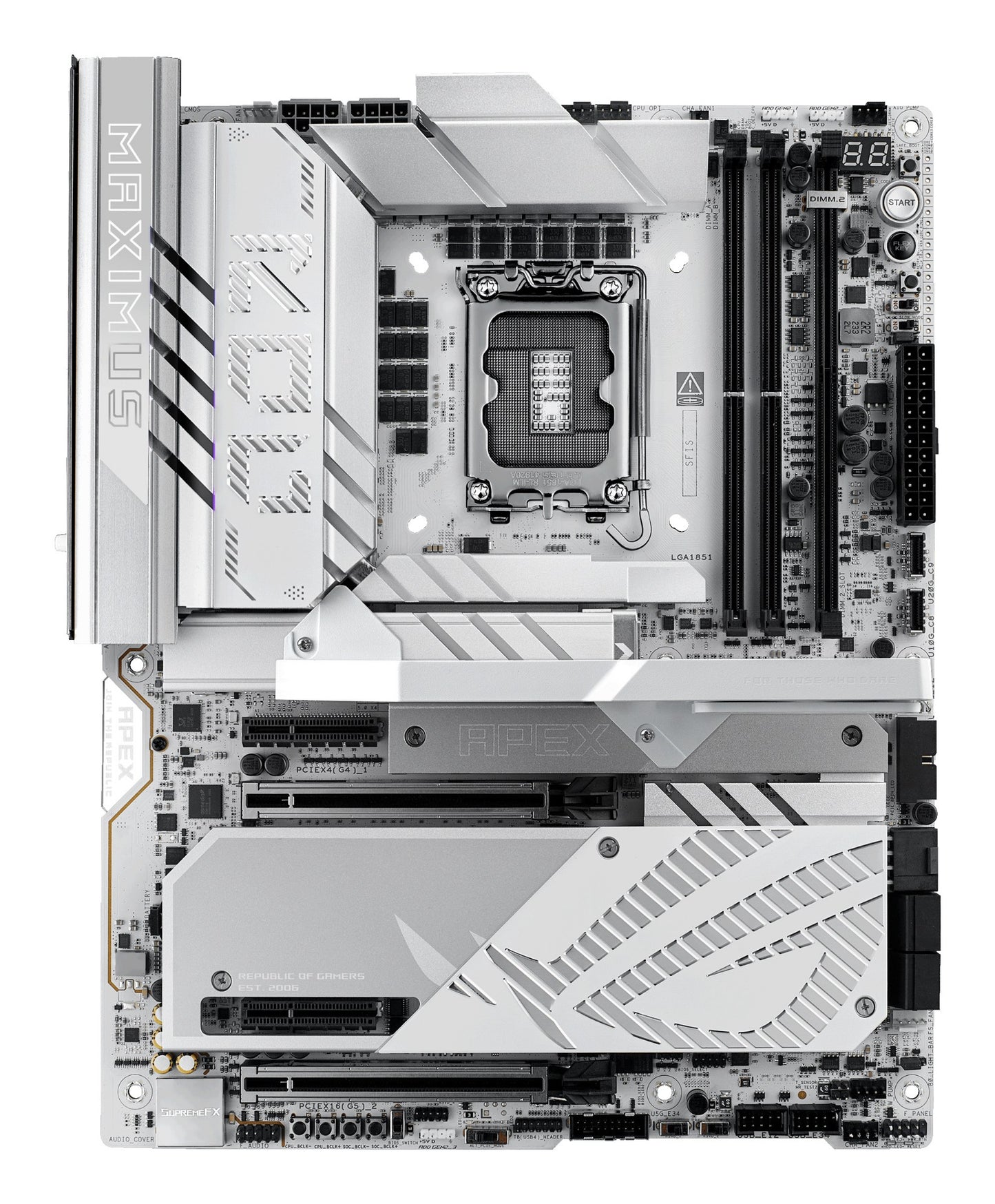 ASUS ROG MAXIMUS Z890 APEX Intel Z890 LGA 1851 (Socket V1) ATX Motherboard