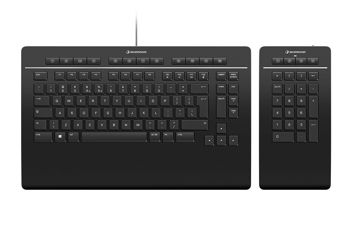 3Dconnexion Pro Numpad English Wireless Keyboard UK