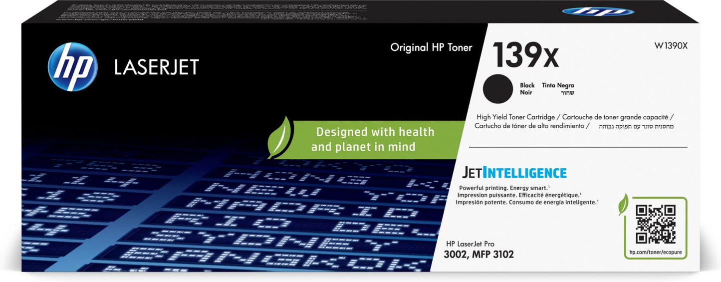 HP W1390X/139X Toner Cartridge (4K pages)