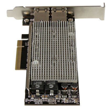 StarTech.com 2-Port PCI Express 10GBase-T Ethernet Network Card - with Intel X540 Network Adapter
