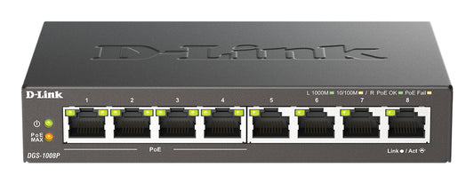 D-Link 8-Port Gigabit PoE Switch