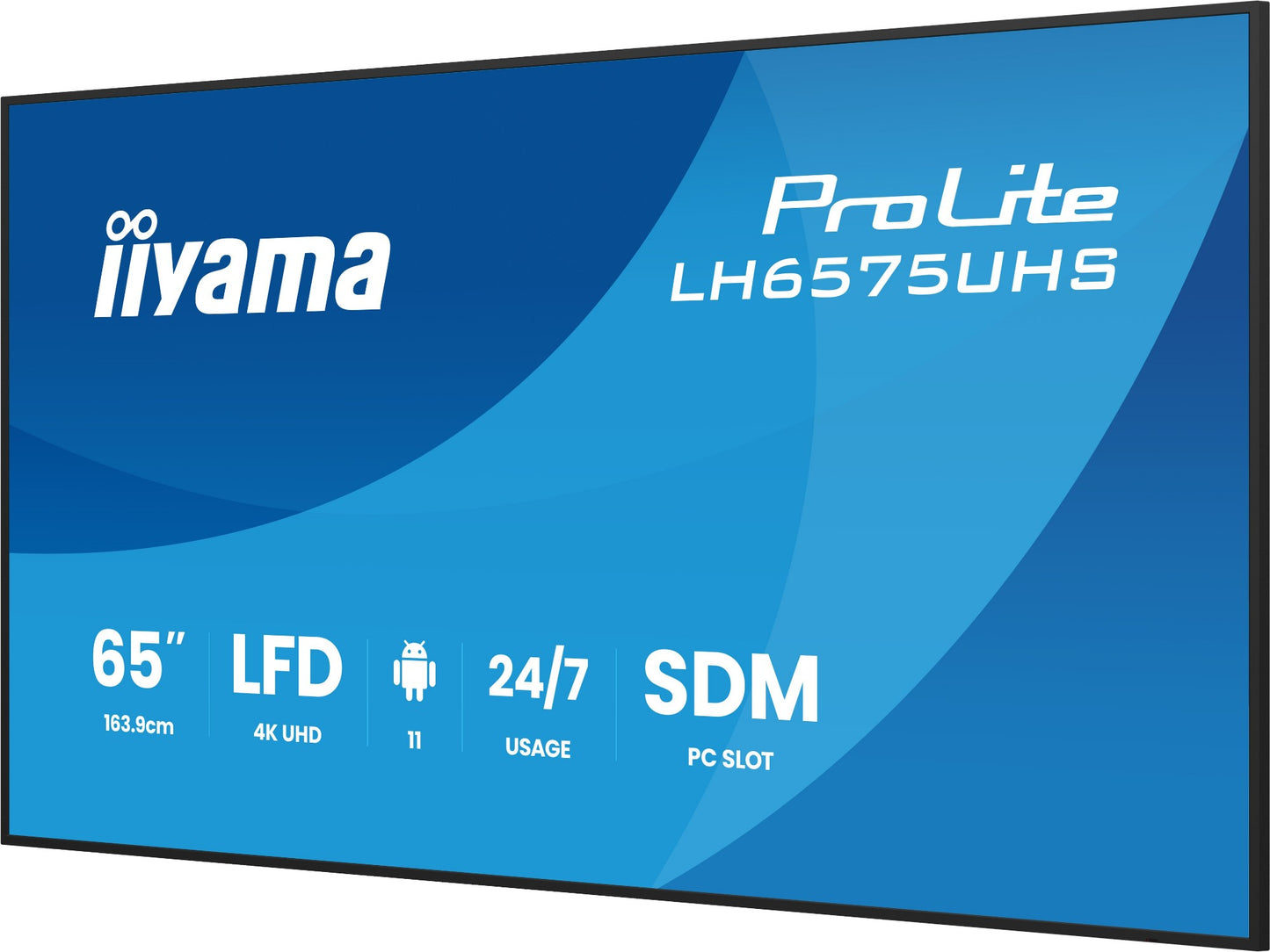 iiyama LH6575UHS-B2AG Signage Display Digital signage flat panel 4K UHD IPS Monitor