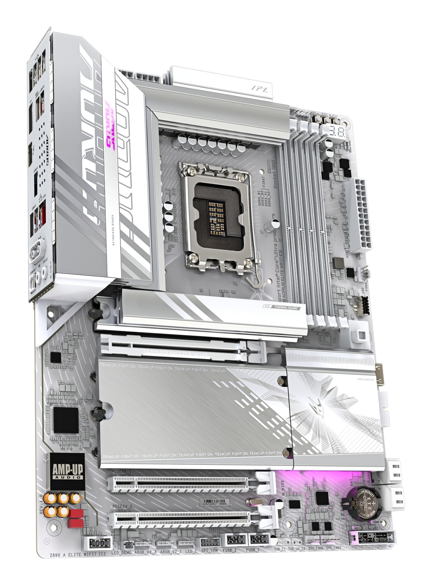 Gigabyte Z890 AORUS ELITE WIFI7 ICE Motherboard - Supports Intel Core Ultra (Series