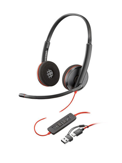 HP Poly Poly Blackwire 3225 Stereo USB-A Headset