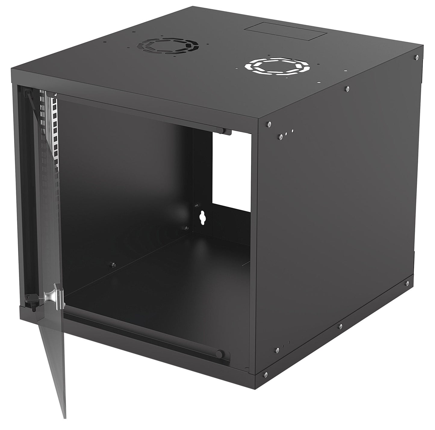 Intellinet 19" Network Cabinet - Wall Mount (Basic), 9U, 560mm Deep, Black Rack