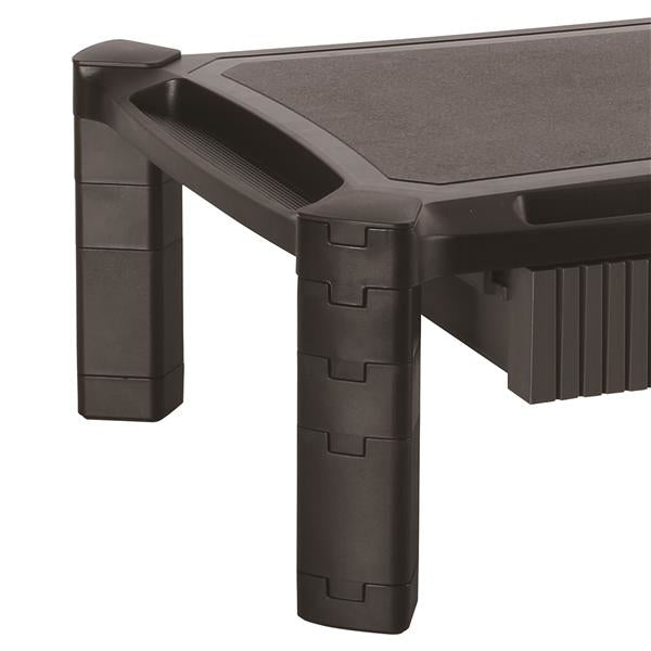 StarTech.com Monitor Riser with Drawer - Height Adjustable - Large - For up to 32" Mount