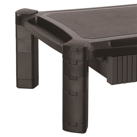 StarTech.com Monitor Riser with Drawer - Height Adjustable - Large - For up to 32" Mount