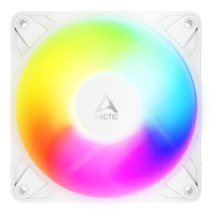 ARCTIC Freezer P12 Pro Reverse A-RGB (White) - 3 Pack - 120 mm A-RGB PWM Fan with Cooling