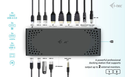 i-tec / / Display Thunderbolt 3 Docking Station 100W