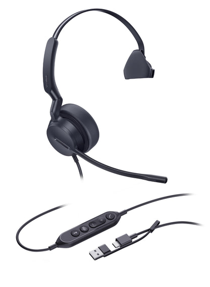 Yealink UH44 Mono Teams USB-C/A Headset