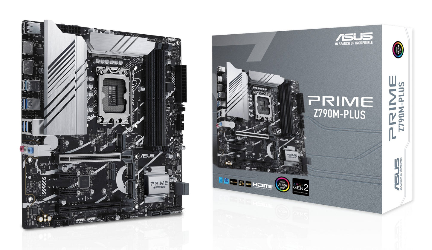 ASUS PRIME Z790M-PLUS Intel Z790 LGA 1700 micro ATX Motherboard