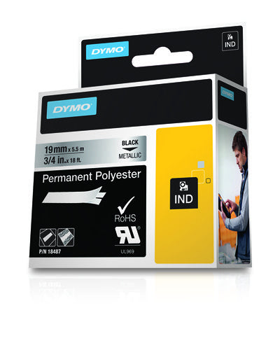 DYMO IND Permanent Polyester Labels