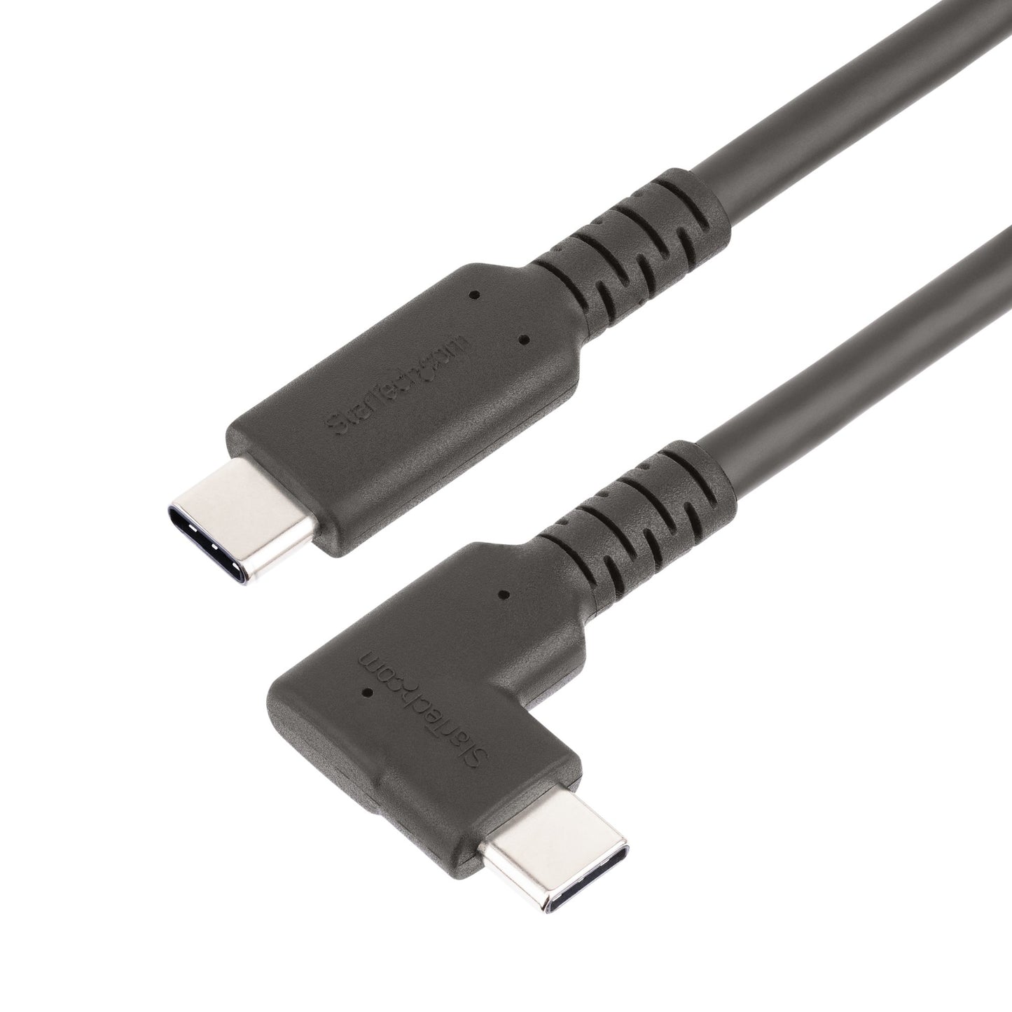 StarTech.com 3ft (1m) USB-C Cable, Right-Angled, USB 10Gbps, 100W (5A) Power