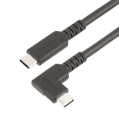 StarTech.com 3ft (1m) USB-C Cable, Right-Angled, USB 10Gbps, 100W (5A) Power