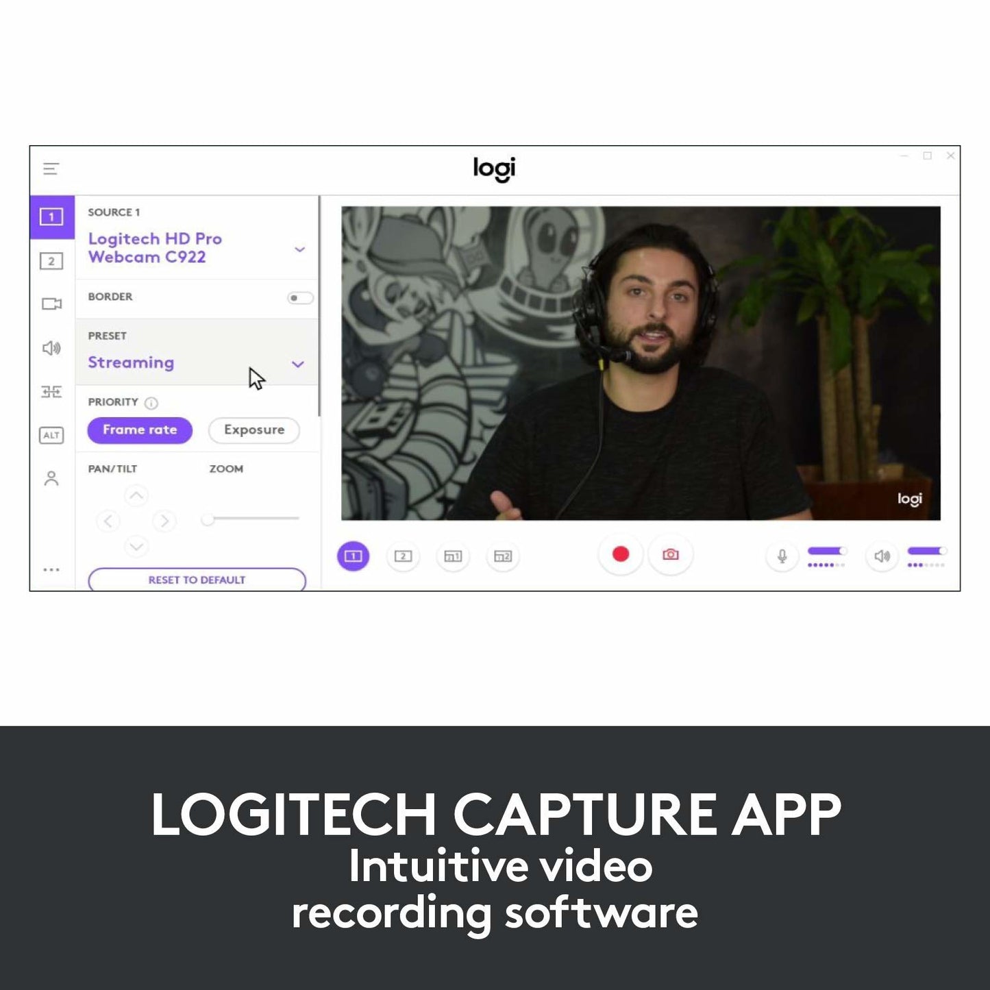 Logitech BRIO 4K STREAM EDITION Webcam