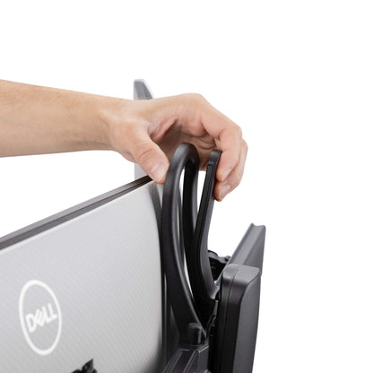 StarTech.com Crossbar Dual Monitor Desk Stand For Double 27-inch Screens, VESA Mount