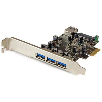StarTech.com 4-Port PCI Express USB 3.0 Card - 5Gbps Hub