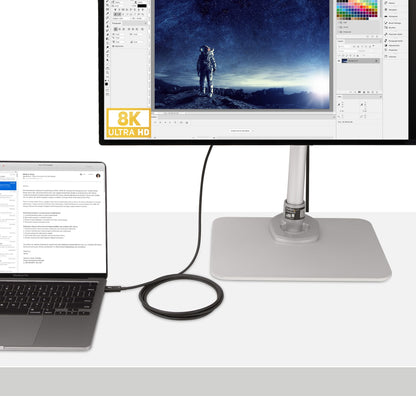 StarTech.com 6.6ft (2m) Active Thunderbolt 4 Cable, 40Gbps, 100W Power Delivery