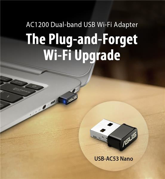 ASUS USB-AC53 Nano WLAN 867 Mbit/s Network Adapter