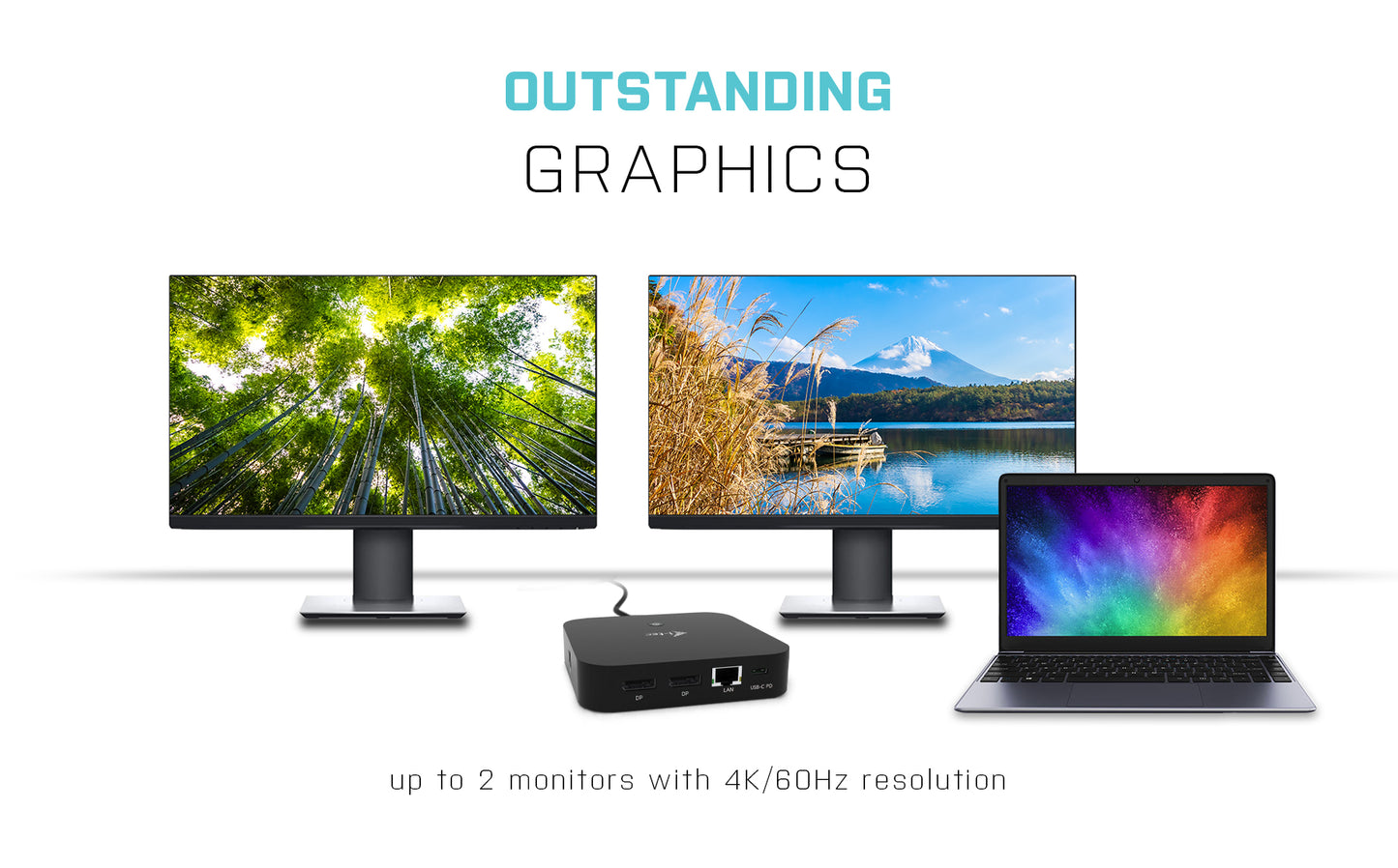 i-tec Display Power Delivery USB-C Docking Station 100W