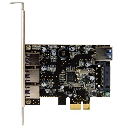 StarTech.com 4-Port PCI Express USB 3.0 Card - 5Gbps Hub