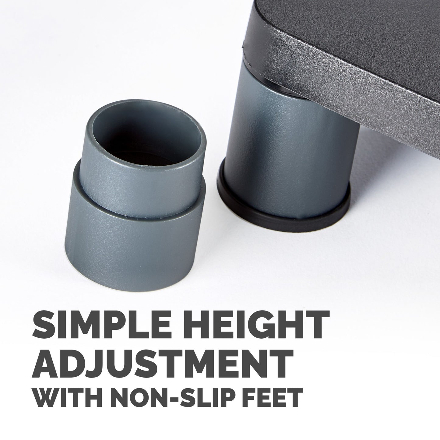 Fellowes Computer Monitor Stand with 3 Height Adjustments - Standard Monitor Riser Mount (9169301)