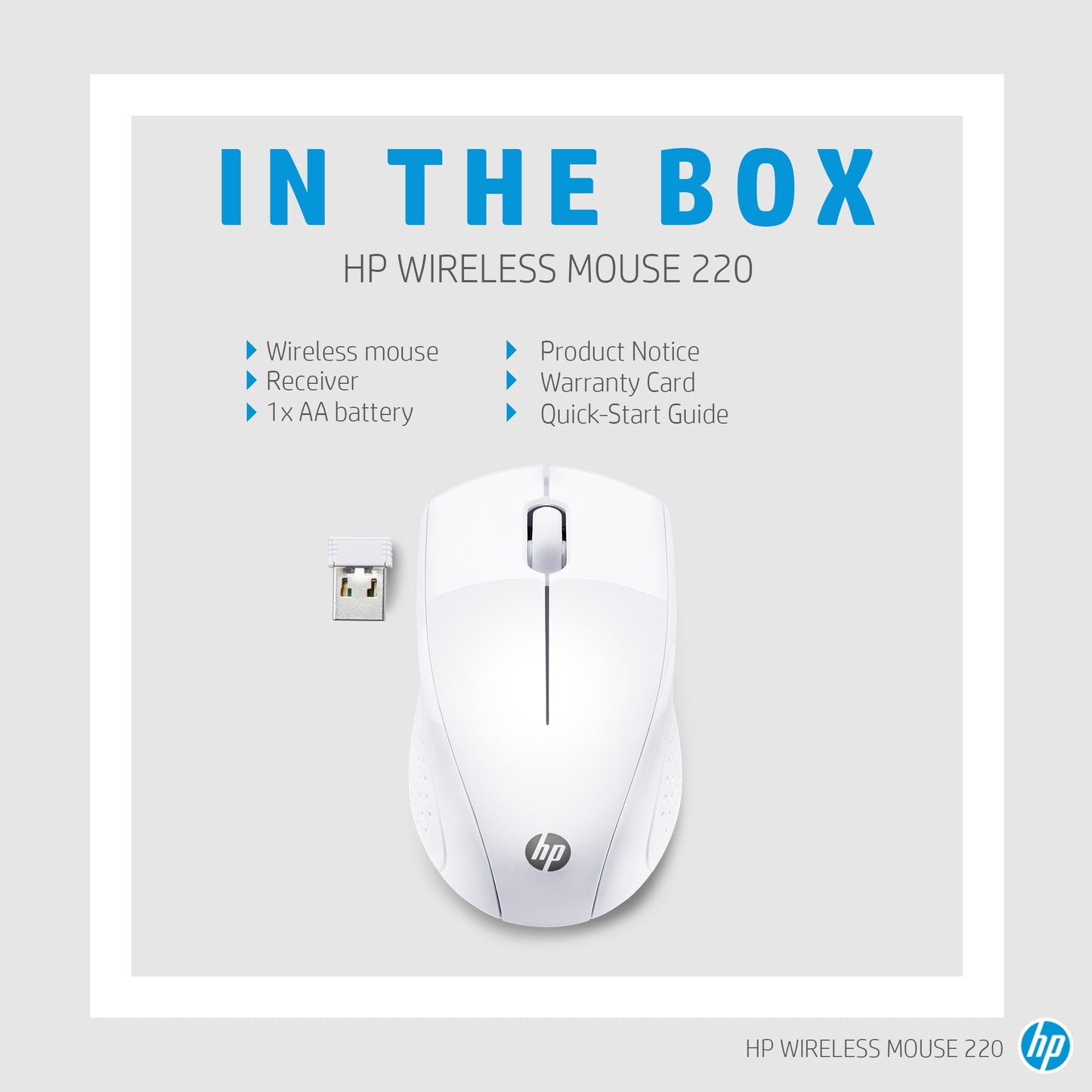 HP 220 Wireless Mouse (12AAABB)