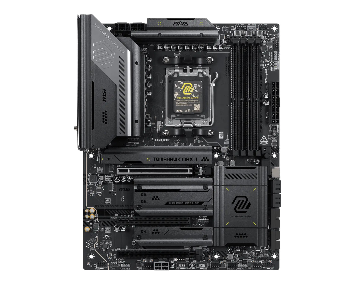 MSI MAG B850 TOMAHAWK MAX WIFI II motherboard AMD B850 Socket AM5 ATX