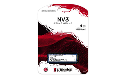 Kingston Technology SNV3S/4000G 4TB M.2 NVMe PCIe Gen4 SSD