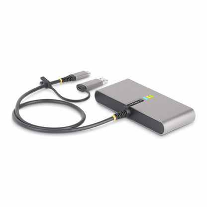 StarTech.com 2-Port Hub Ethernet USB-C Docking Station 100W